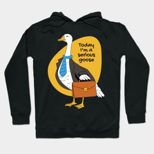 Today Im A Serious Goose Funny Meme Hoodie